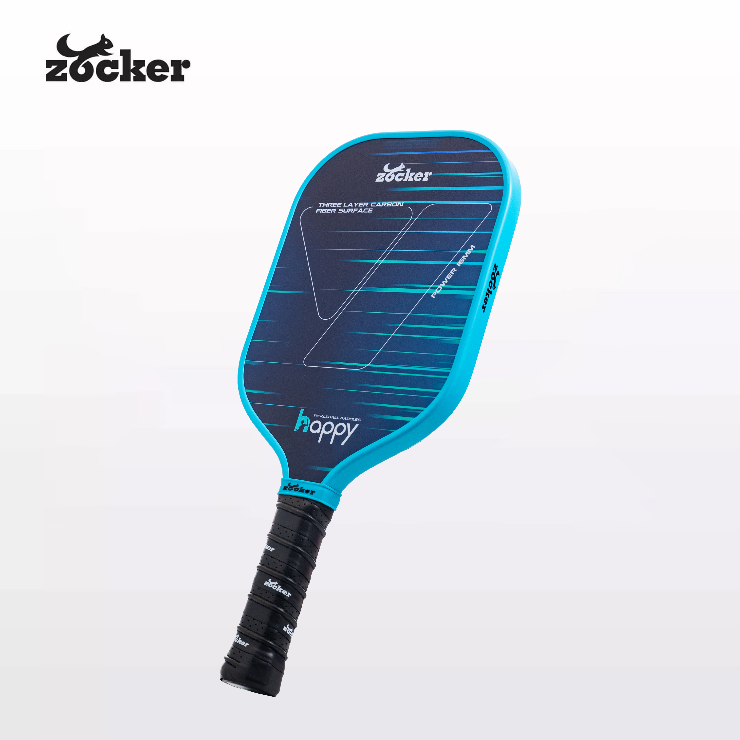 Vợt Pickleball Chính Hãng Zocker Happy HP1 Standard Blue